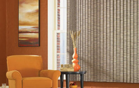 Inserted Fabric Vertical Blinds